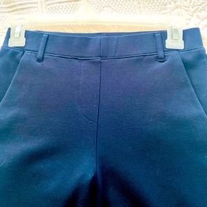 Quince Ultra-Stretch Ponte Straight Leg Pocket Pants Navy Blue Size XS